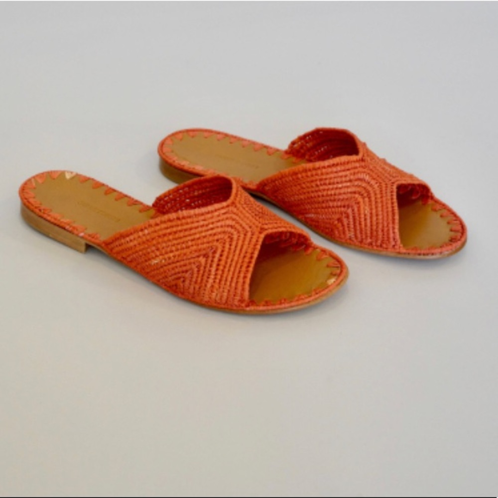 Carrie Forbes Raffia Slides